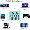 thumbnail image 3 of V8 Sound Card, Silicone Keys with Colored Lights Live Bluetooth Tuning Board, Green for Computers and Mobile Phones, 3 of 5