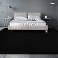 thumbnail image 4 of Large Area Rugs For Living Room Bedroom  7x10 Feet Black Rug Minimalist Modern Shag Soft Thick Comfy Memory Foam Indoor Carpet Non-slip Washable Dorm Home Decor, 4 of 8