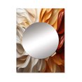 thumbnail image 2 of Designart "Sunlit VORTEX" Abstract Spirals Mirror Wall Decor - Modern Beige Abstract Large Mirror Wall Decor For Bedroom - 40" x 30" Inch, 2 of 5
