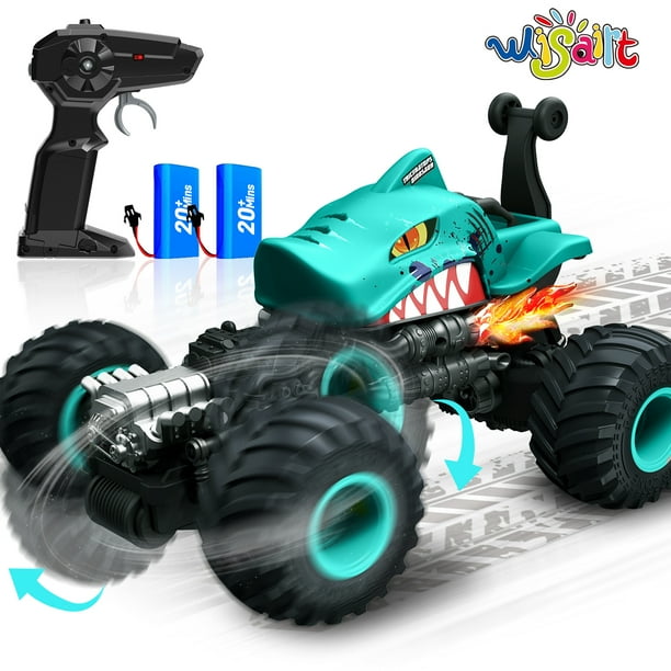 WISAIRT Remote Control Monster Truck,114 4WD Remote Control Toys 360