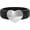 Black & Silver, variant on Silicone Wedding Ring for Women - Soft Rubber Wedding Band Replacement - Stainless Steel Heart Collection