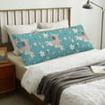 thumbnail image 4 of Balery Teal Mama Llama Funda Protectora para Almohada Corporal de Algodón Hipoalergénico con Cierre(55 x 21 pulgadas), Almohadas No Incluidas, 4 of 7