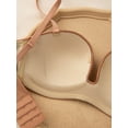 thumbnail image 5 of Wingslove Women's Seamless Strapless Push Up Bra Full Figure Wirefree Multiway Convertible bra, Milk Coffee 38DD, 5 of 9