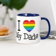 thumbnail image 3 of CafePress - I Love My Dads - 11 oz Ceramic Mug - Novelty Coffee Tea Cup, 3 of 4
