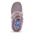 thumbnail image 5 of Floopi House Slippers for Women Fur Lined Clog w/ Aztec Trim Bedroom Slip Ons, 5 of 8