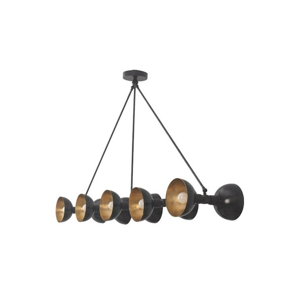 10 Light Modern Raw Brass chandelier light Fixture