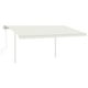 thumbnail image 2 of Toldo VidaXL manual retráctil para patio exterior VidaXL, color crema, 4 x 3 m, 2 of 9