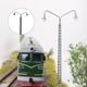 thumbnail image 4 of Injueey Modelo de lámpara de vía férrea, farola clásica a escala 1:87, diseño de construcción, luz LED de parque de cabezales, Artesanía Negro (luz blanca), 4 of 6