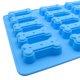 thumbnail image 1 of Paquete de 2 moldes de silicona económicos para golosinas para mascotas, huesos de animales para golosinas caseras para perros y gatos, dulces de chocolate para hornear, 1 of 5