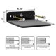 thumbnail image 3 of 2pack Wall Shelf Speaker Stand, Acrylic Wall Mount Display Shelf For Bluetooth Speaker, Webcam, 3 of 5