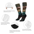thumbnail image 6 of Lsque Realistic Colorful Chameleon Printed Crew Socks Men's Women's LightWeight Thin Casual Calf Socks ,Knee High Socks,Cotton Socks, 6 of 9
