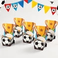 thumbnail image 5 of Diceymbol 10Pcs Soccer Party Favors Treat Boxes Birthday Party Decorations Boxes Soccer Fan Gifts 4In Square Candy Boxes for Game Day Party Treat Use, 5 of 7