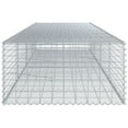 thumbnail image 3 of vidaXL Gabion Basket with Cover 39.4"x19.7"x39.4" Galvanized Iron, 3 of 5
