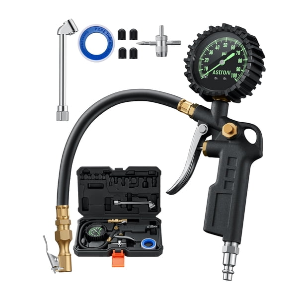 Medidor de Presión de Neumáticos con Inflador AstroAI 100 PSI