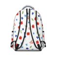 thumbnail image 3 of Pioneer Flower Floral Print Pattern Backpack for School, Cute School Bag with Adjustable Shoulder Straps and Padded Back, 15.3"x11"x7.1", 3 of 5