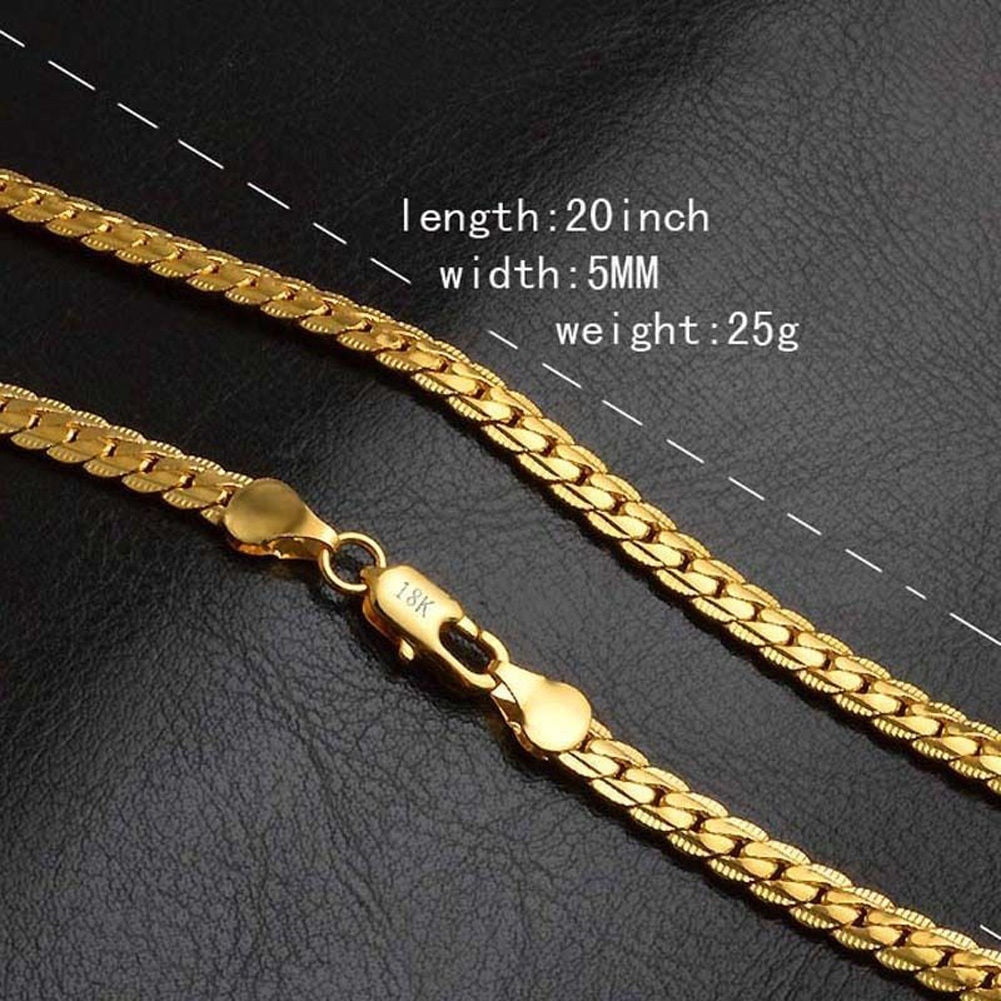 Women Men's Jewelry Solid 18K Yellow 