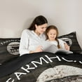 thumbnail image 5 of Manfei Rustic Farmhouse Cattle Bedding Comforter Set,Old Barn Door Twin Comforter Sets,Farm Animal Cow Bedding Set For Child,Ultra Soft Home Decor Reversible,2-Piece, 5 of 8