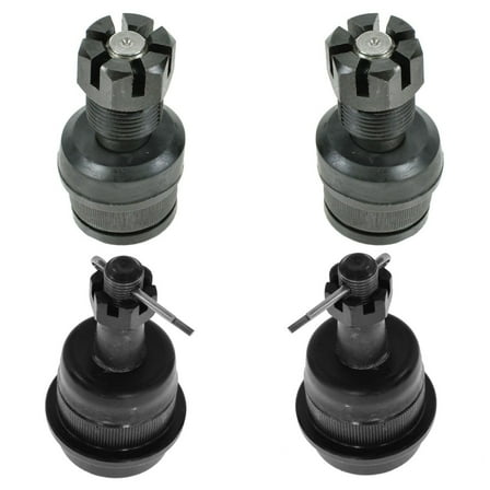 TRQ 4 Piece Front Upper & Lower Ball Joint Kit Set for Jeep Cherokee Comanche PSA63113