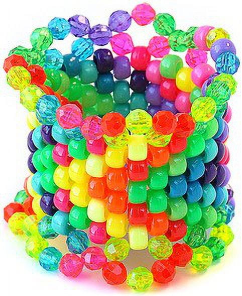 The Beadery 18 Compartment Bead Box-Tie Dye, 6598, Plastic Beads, Unisex, Children 6+