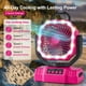 thumbnail image 2 of Ventilador de camping portátil Odoland con linterna LED de 20000 mAh, color rosa, 2 of 7