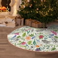 thumbnail image 5 of Disketp Rabbit And Butterfly Christmas Tree Skirt, Christmas Tree Decorations, Christmas Decor, Tree Mat Decoration(30-48IN)-36", 5 of 6