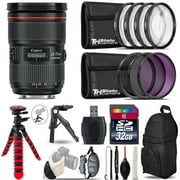 Canon 24-70mm f/2.8 II + MACRO, UV-CPL-FLD Filter + Monopad - 32GB Accessory Kit