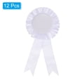 thumbnail image 3 of Unique Bargains Blank Award Ribbon, Rosette Ribbon Honorable Prize Recognition Ribbon, White, 12Pack, 3 of 5