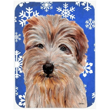 Norfolk Terrier Winter Snowflakes Mouse Pad, Hot Pad or Trivet SC9784MP