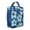 Blue-26, variant on Marine Life Fish Lunch Bag with Tropical Beach Coral and Sand Design, Reusable Insulated Cooler Tote, Waterproof and Stylish for Nautical Summer Days