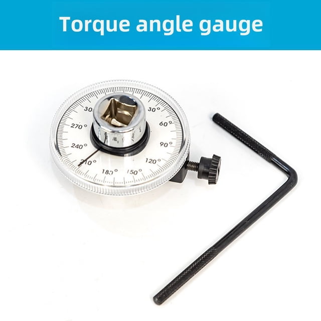 Durable Pointer-Style Torque & Angle Measurement Tool: Portable Precision Wrench Gauge with Clear Scale for Accurate Torque Application – Ideal for Automotive Repairs, DIY Projects, and Secure