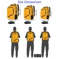 thumbnail image 4 of Mochila MATEIN extra grande de viaje de 50 litros con compartimento para portátil, 4 of 9