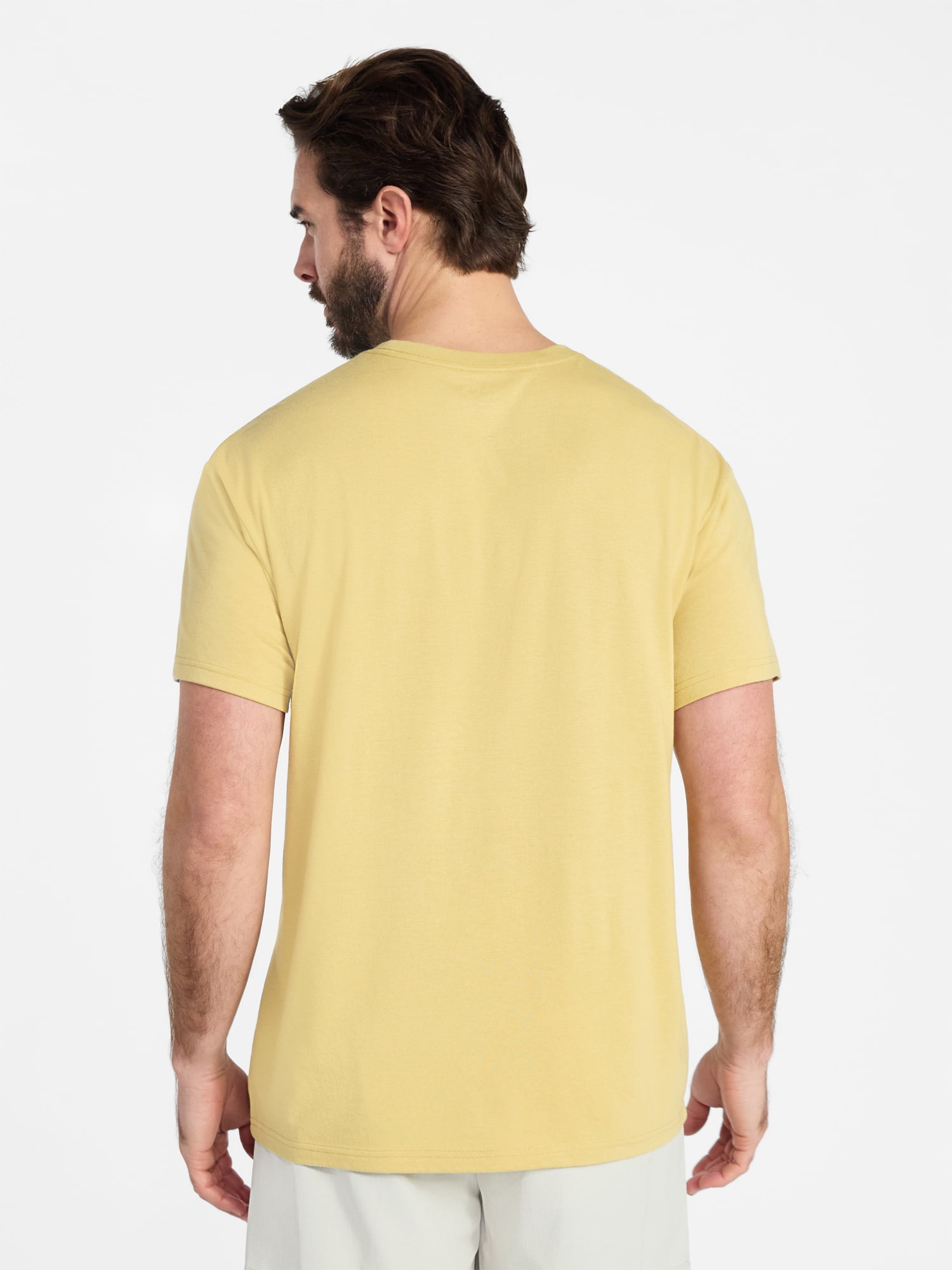 Athletic Works Men's and Big & Tall Tri Blend Tee with Short Sleeves, Sizes XS-4XLT