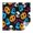 Colorful Halloween Elements, variant on Colorful Halloween Elements Pattern Square Tablecloth,Waterproof Square Table Cover,Wipeable Spillproof Washable Table Cover for Home Kitchen Party Decor 42"X42"(107x107cm)