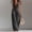 Dark Gray, variant on Women'S Sleeveless V-Neck Jumpsuit Button Down Wide Leg Cargo Pocket Casual Romper with Flowy Fabric for Beach Vacation
