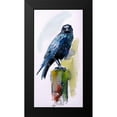 thumbnail image 2 of Kovacs, Anna Brigite 14x24 Black Modern Framed Museum Art Print Titled - Crow, 2 of 5