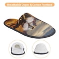 thumbnail image 3 of Fotbe Western Desert Cowboy Cloud Pantuflas Peludas para Mujer con Estampado, Zapatillas de Peluche, Zapatos de Invierno para Casa, Uso Interior y Exterior-Medium, 3 of 8