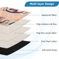 thumbnail image 3 of FORMRS 15-15.6 inch Laptop Sleeve Case Soft Carrying Quilted Computer Bag Cover, Beige Christmas Snowman, 3 of 7