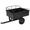 Black, variant on 750 LBS Capacity Utility Dump Trailer, 15 Cu Ft Heavy Duty Steel Garden Dump Cart with Removable Sides, Foot Pedal Release, Tow Behind Wagon Compatible with ATV, UTV, Lawn Mower and Tractor