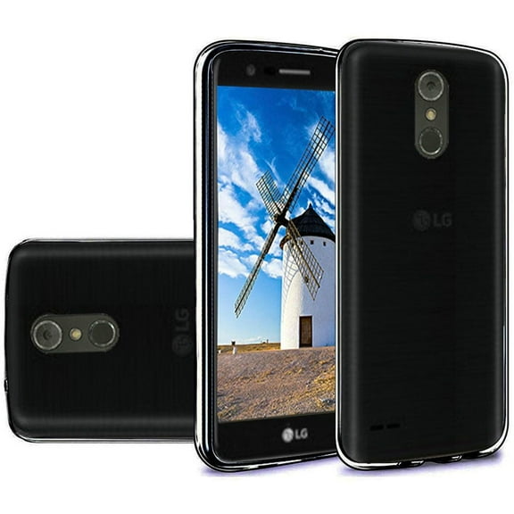 GSA Ultra Slim Flexible Transparent TPU Candy Cover Case For LG Stylo 4 Black