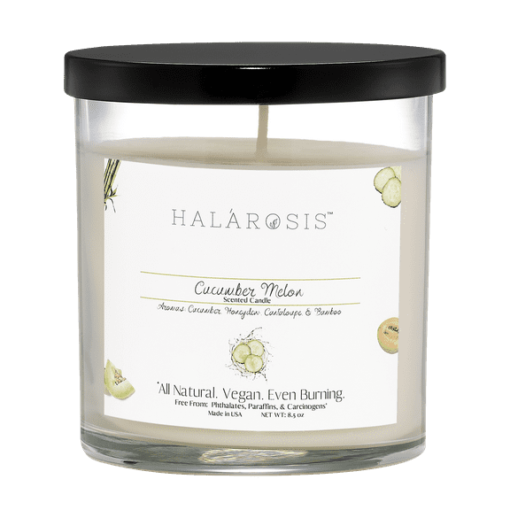 Halarosis, 8.5 oz, Soy Candle, Cucumber Melon, Container Candle