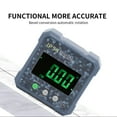 thumbnail image 3 of yeacher Jauge d'Angle Numérique Compacte avec Base Magnétique, Rétroéclairage LCD, Camouflage Jaune, Résolution 0.05°, Précision 0.2°, Portée 4*90°, Inclut Tournevis et Manuel, 3 of 6