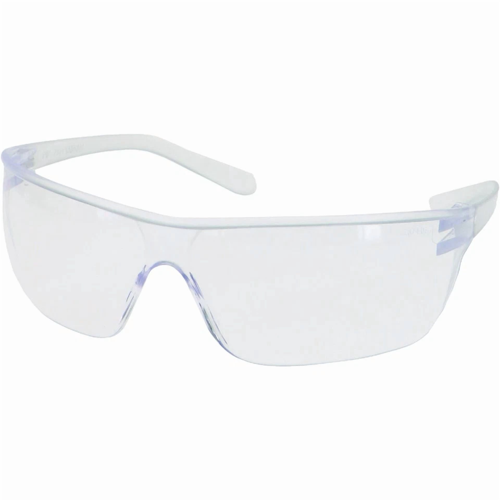 Safety Works Gray & Clear Frame Safety Glasses With Gray & Clear Lenses (2-Pack)