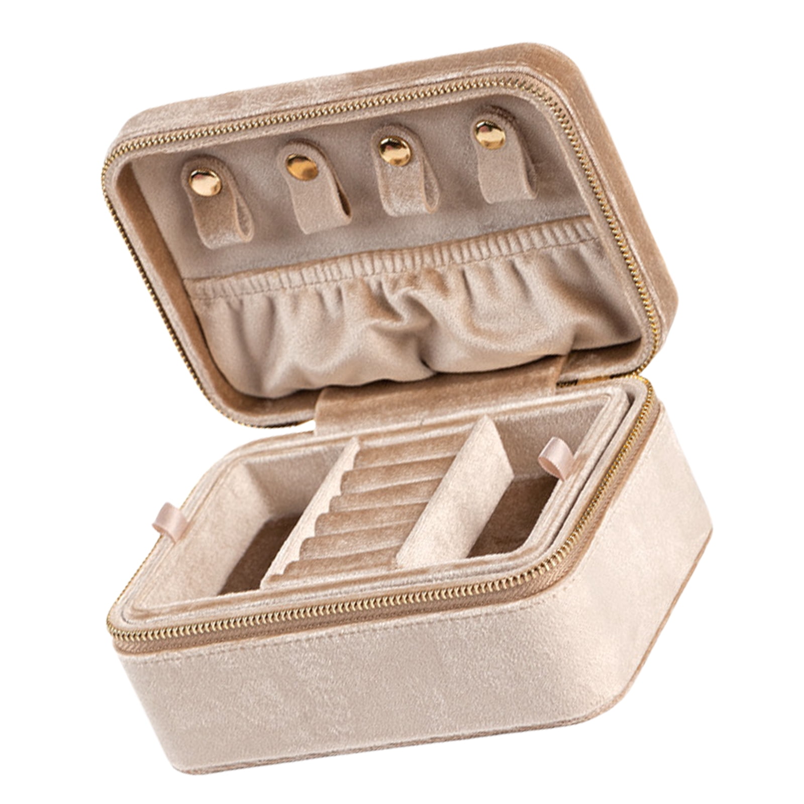 Travel Display Box Jewelry Storage Box Elegant Jewelry Case Jewelry Organizers for Earring Rings Necklace