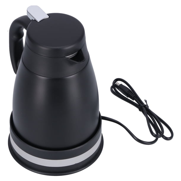 Hervidor Eléctrico 200W 1200ml De Gran Capacidad Hervidor Eléctrico Para Coche Portátil Anti Escaldado De Doble Capa Aislamiento Al Vacío Hervidor De Té Eléctrico De Acero ANGGREK Otros