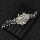 thumbnail image 2 of Nvzi Horquillas para el pelo de boda con flores para novias, peinetas con perlas de cristal, pinzas para el pelo, accesorios para el pelo de boda dorados, joyas, color blanco, 2 of 5