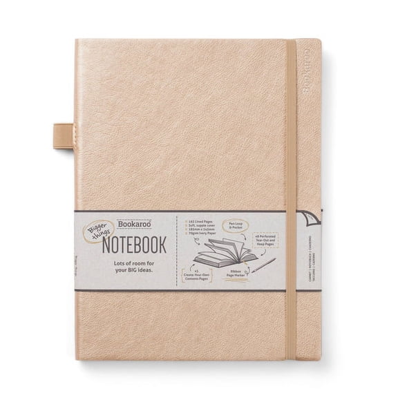 Bookaroo Bigger Things Notebook Gold (Other)