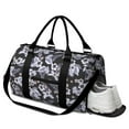 thumbnail image 2 of Floral Womens Gym Tote Duffle Bag with Wet Pocket & Shoe Compartment, Forest Travel Duffel Bag Overnight Weekender Hospital Tote Girls Workout Carry on Bag with Luggage Sleeve, 2 of 6