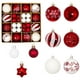 thumbnail image 2 of 44Pcs Colorful Christmas Hanging Balls - Christmas Proof Ornaments For Party Christmas Tree Supplies, 2 of 5
