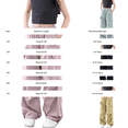thumbnail image 3 of TIREOW Girls Cargo Pants Elastic Waist Wide Leg Drawstring Cargo Sweatpants Baggy Casual Cargo Jogger Trousers with Multi-Pockets, 3 of 6