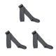 thumbnail image 3 of Calcetines hasta la rodilla Qarigey 80cm para mujer, 3 of 6